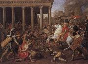 Nicolas Poussin Destruction of the temple of Ferusalem by Titus oil